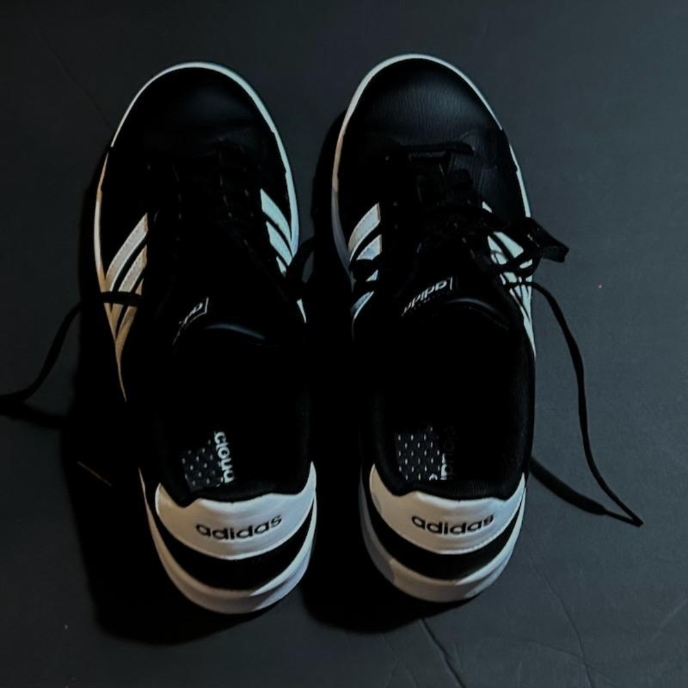 Adidas Black White Stripe Grand Court F36393 Mens Sneakers Athletic Shoes 12.5 - Picture 12 of 12